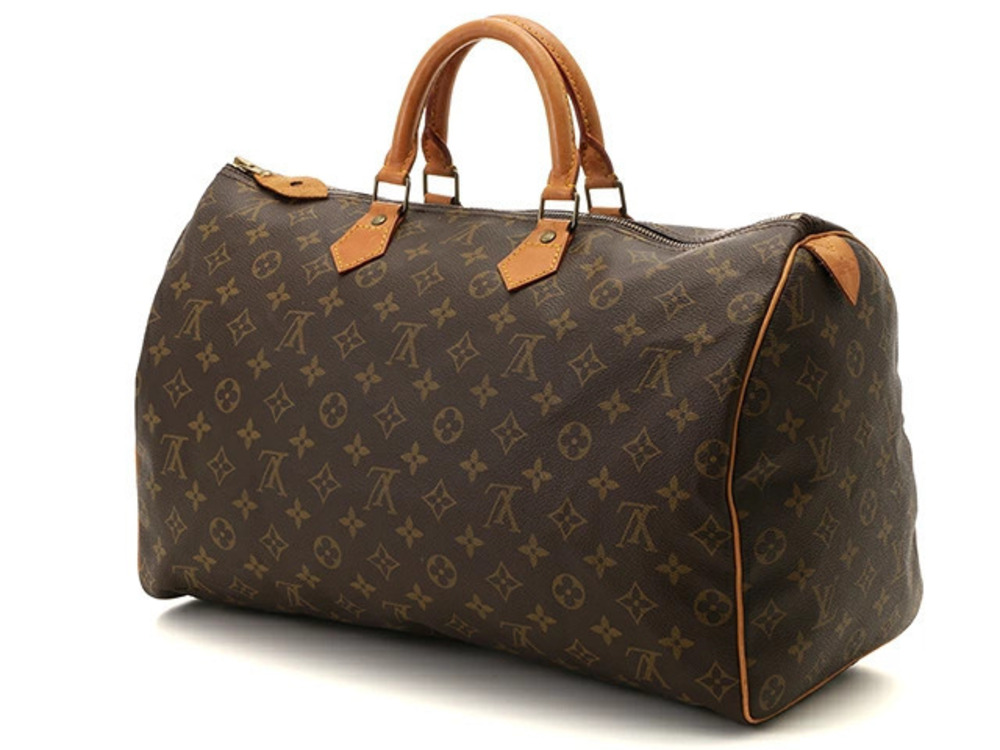 Louis Vuitton Speedy Monogram Leather Brown